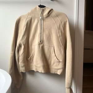 Lululemon Scuba oversized Half Zip Hoodie - Color Trench